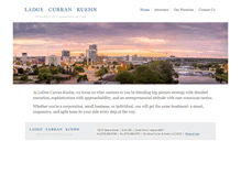 Tablet Screenshot of lck-law.com